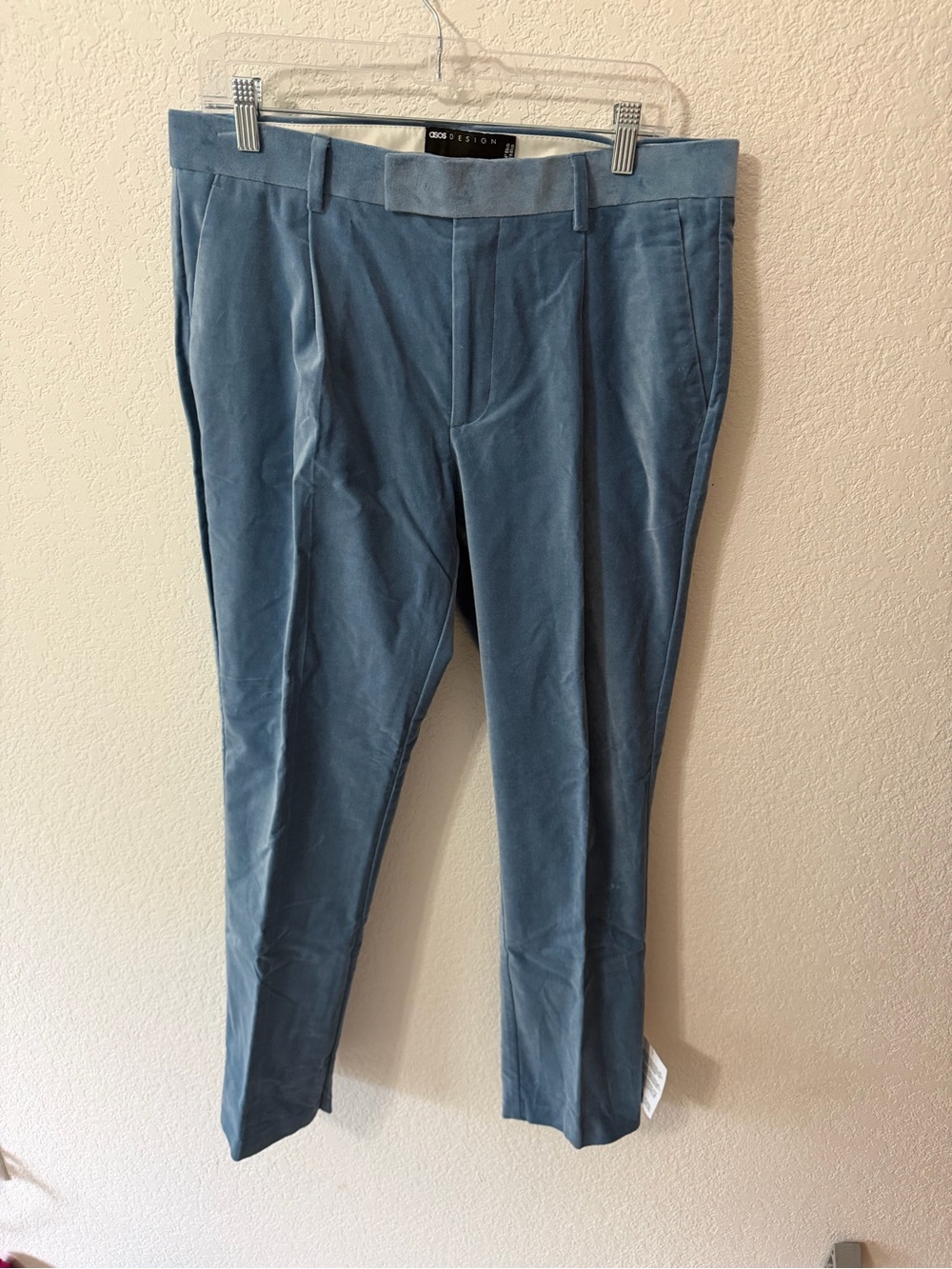 ASOS Slate Blue Tailored Dress Pants